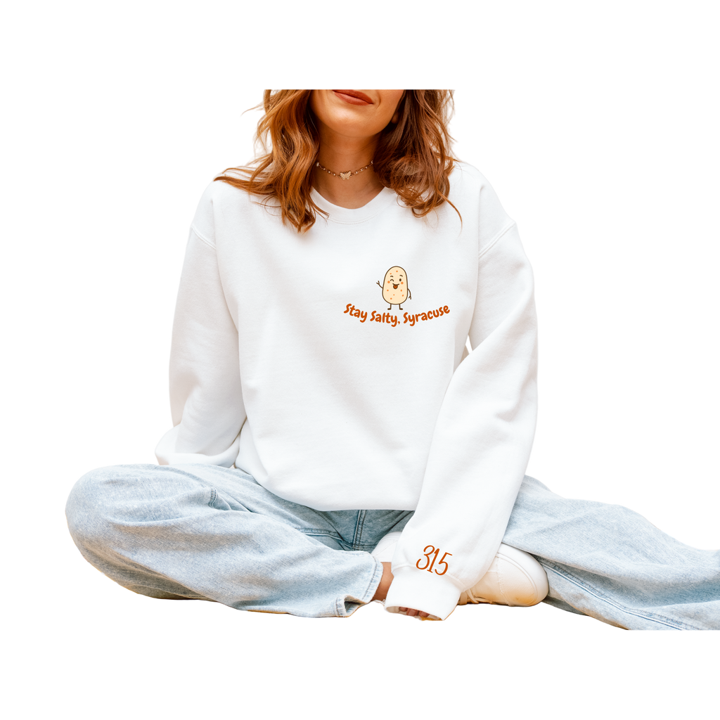 Stay Salty, Syracuse Crewneck Sweatshirt