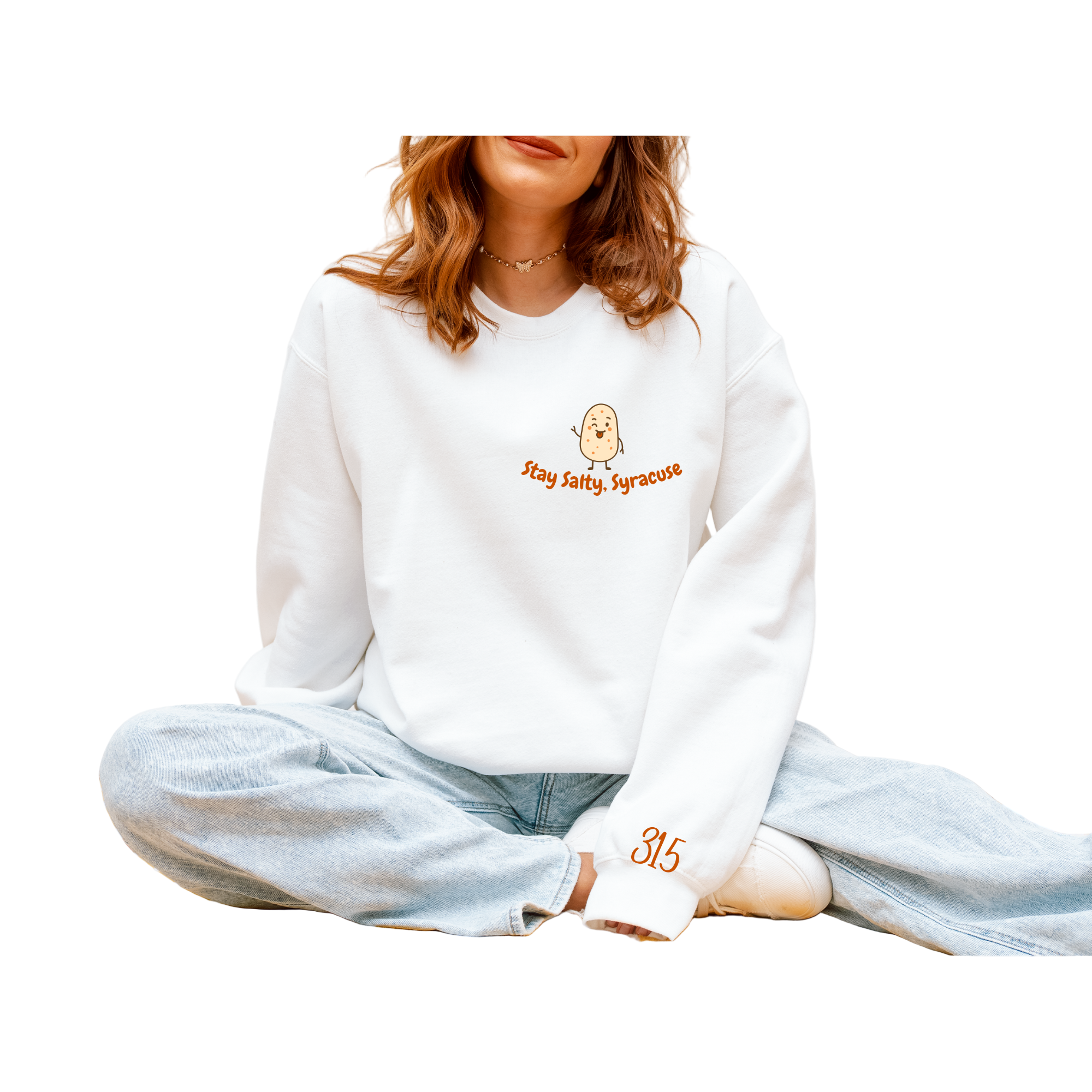 Stay Salty, Syracuse Crewneck Sweatshirt